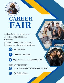 college fair flyer